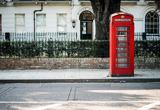Red Telephone box on London Street